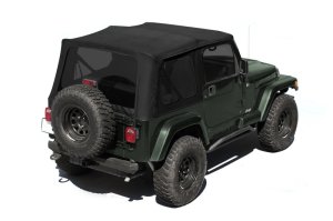 Jeep Wrangler TJ Soft Top - Rugged Ridge - Montana Top - Black Diamond - `97-`06
